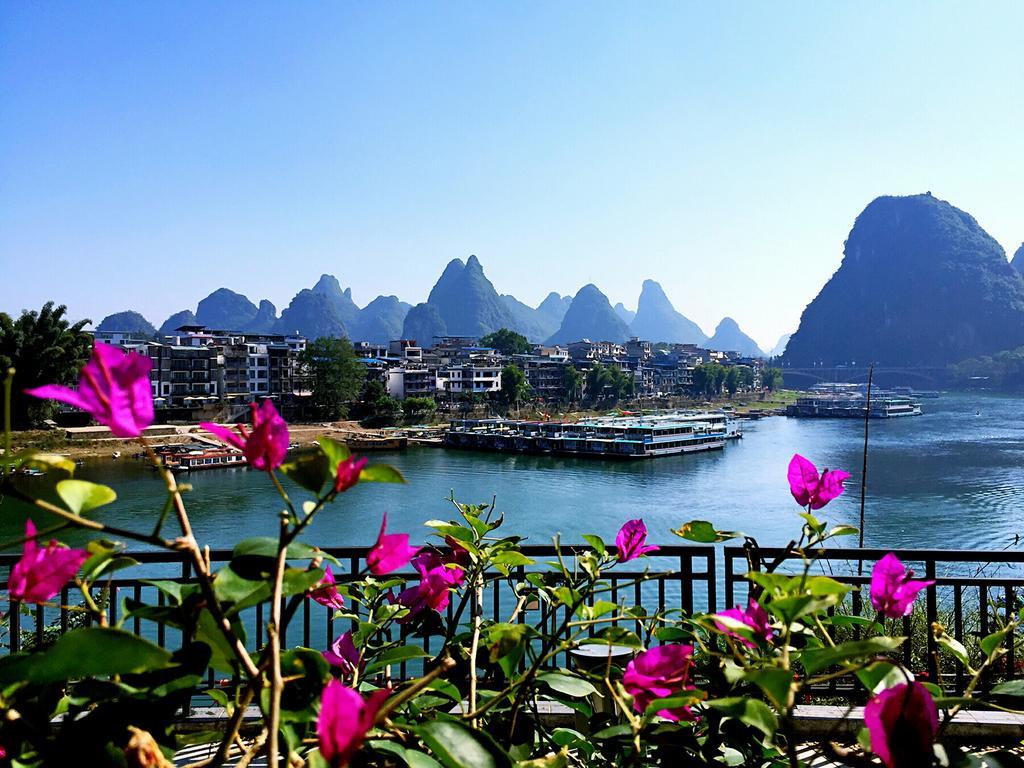 Green Lotus Hotel River View Yangshuo Esterno foto