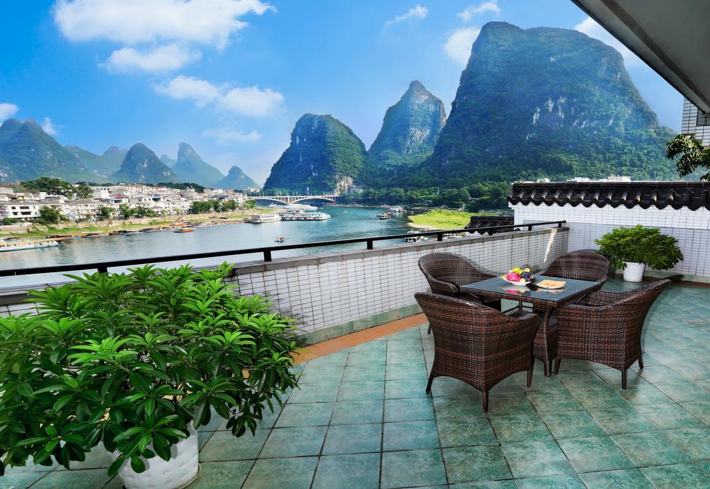 Green Lotus Hotel River View Yangshuo Esterno foto