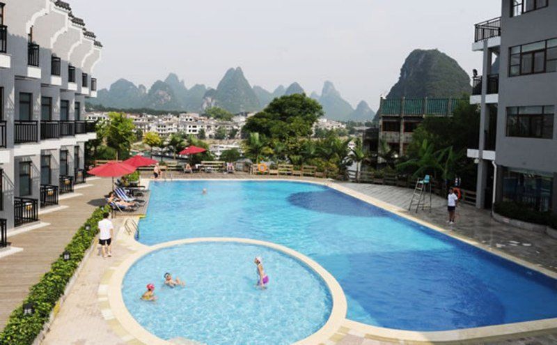 Green Lotus Hotel River View Yangshuo Esterno foto