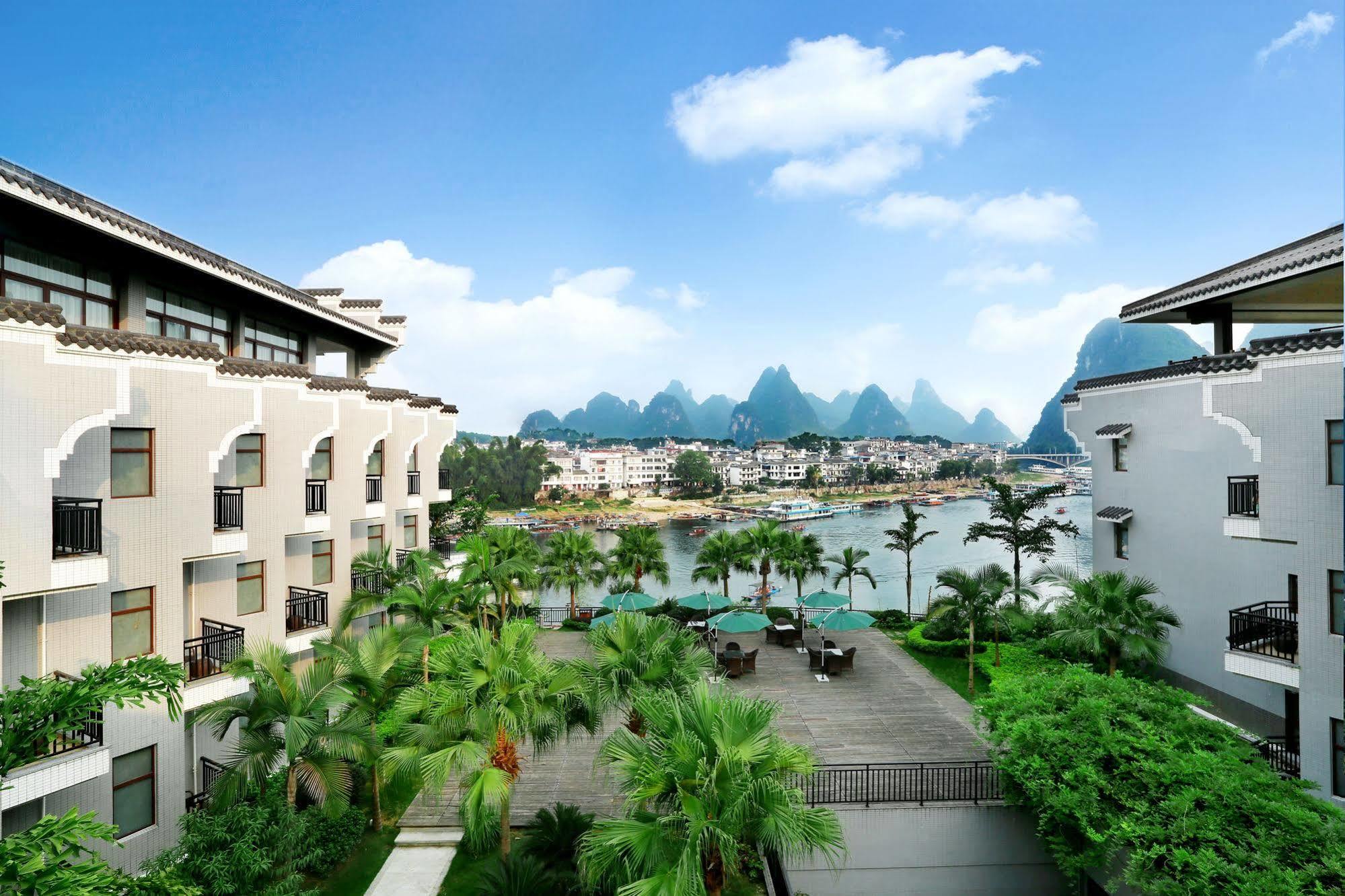 Green Lotus Hotel River View Yangshuo Esterno foto